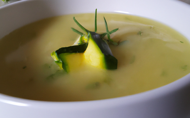 Soupe de courgettes à manger chaude ou froide