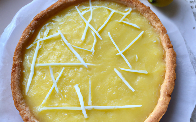 Tarte au citron pâtissière