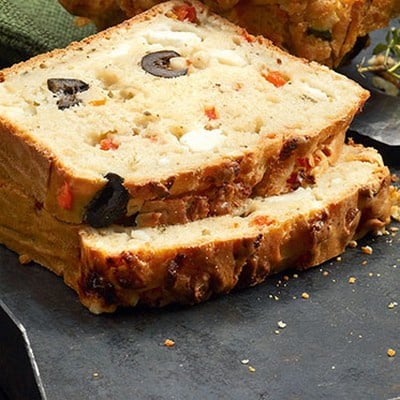 Cake aux deux olives