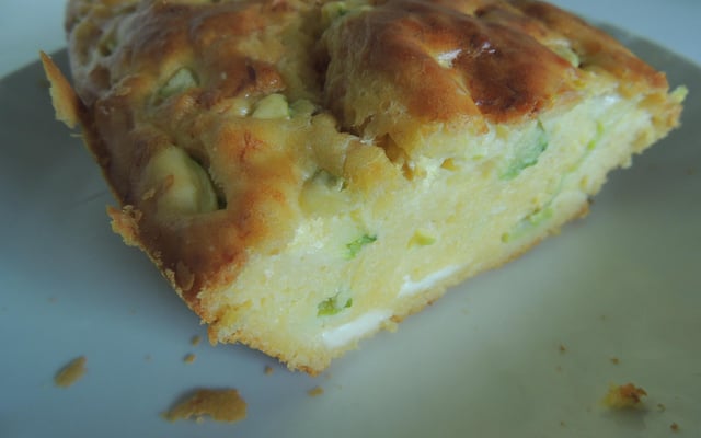 Cake à la courgette et à la vache qui rit