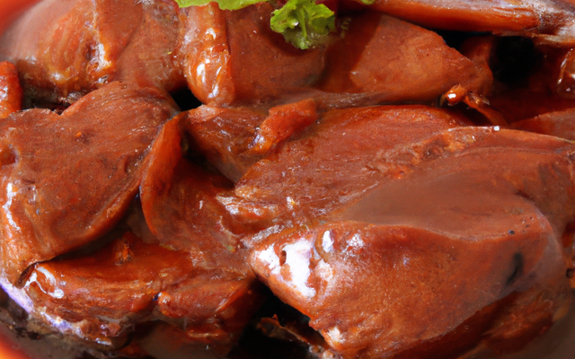 Museau de porc au vin rouge