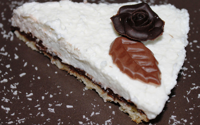 Cheesecake au nutella et à la noix de coco