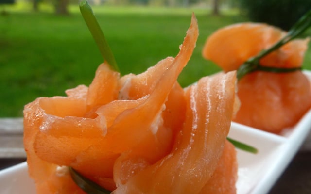 Aumonière de Saumon Fumé