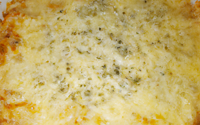 Gratin de spaghettis aux 4 fromages
