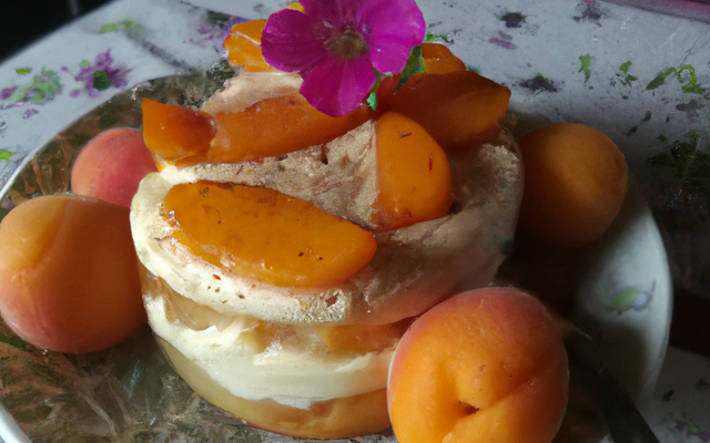 Le tiramitsu abricots-pêches et verveine.