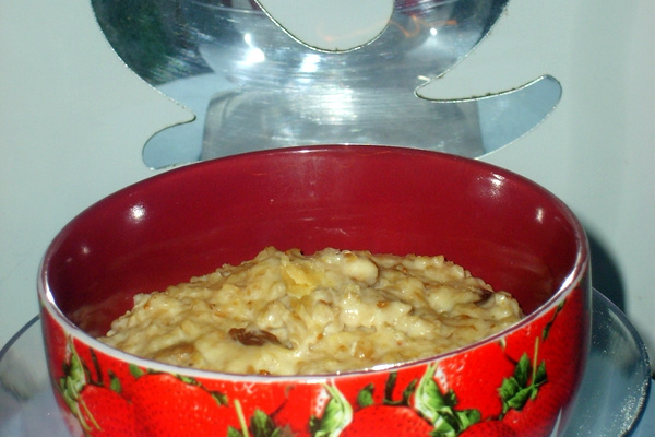 Porridge à la vanille