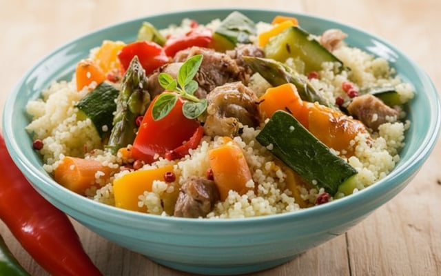 Couscous marocain au bœuf