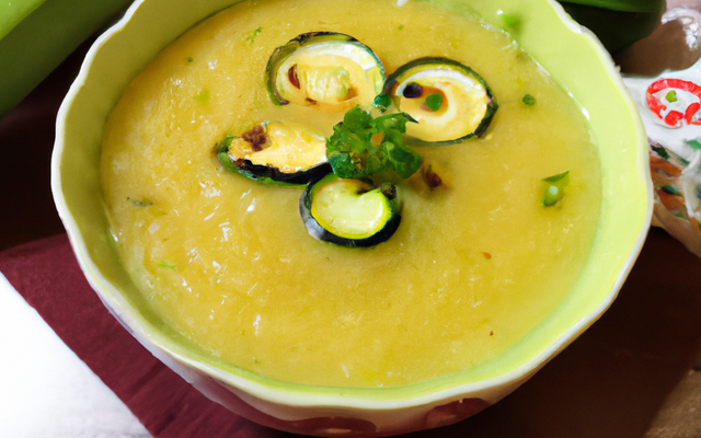Veloute courgettes du jardin