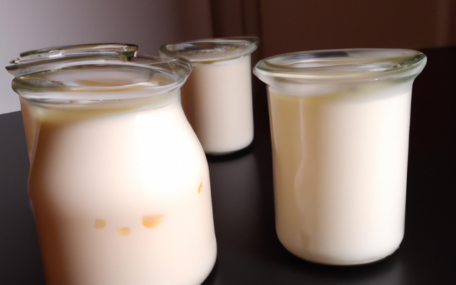 Yaourts au sirop d'érable