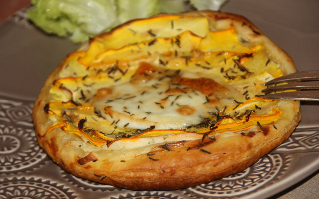 Tartes Fines Courgettes Boursin