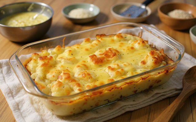 Gratin de chou fleur classique
