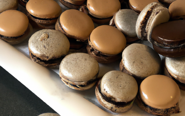 Macarons aux deux chocolats