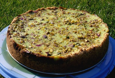 Cheese cake pistache fruits rouges