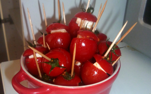 Tomates cerises farcies à la féta