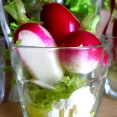 Mini-verrines printanières