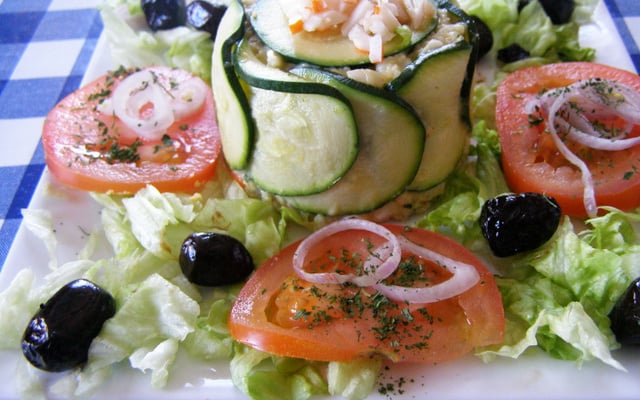 Surimi enrobé de courgettes express