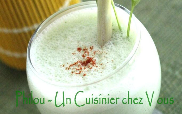 Lassi à la coriandre et à la citronnelle facile