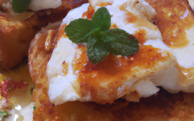 Pain perdu à la mozzarella