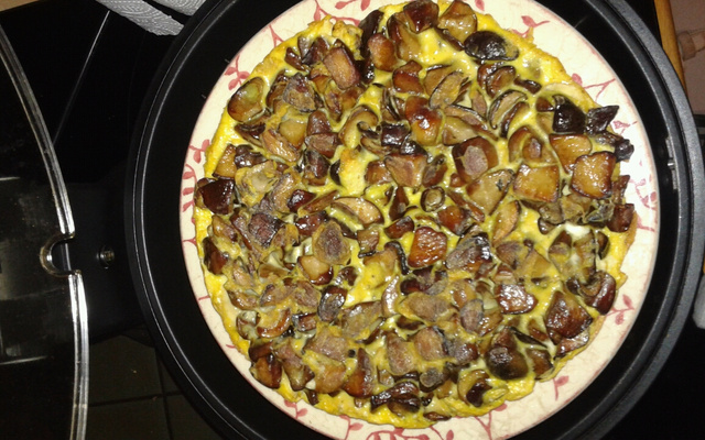 Omelette aux cèpes