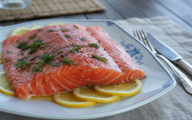 Saumon mariné trop facile