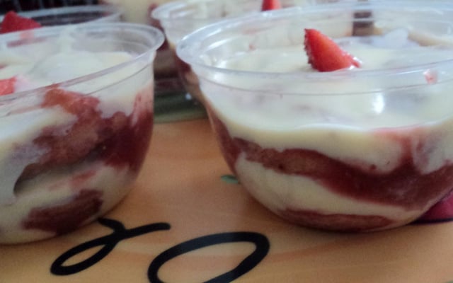 Tiramisu rafraîchissant aux fraises