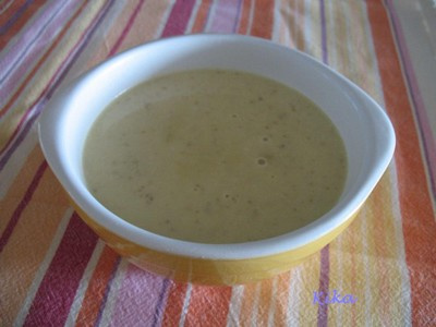 Velouté de topinambours au curry