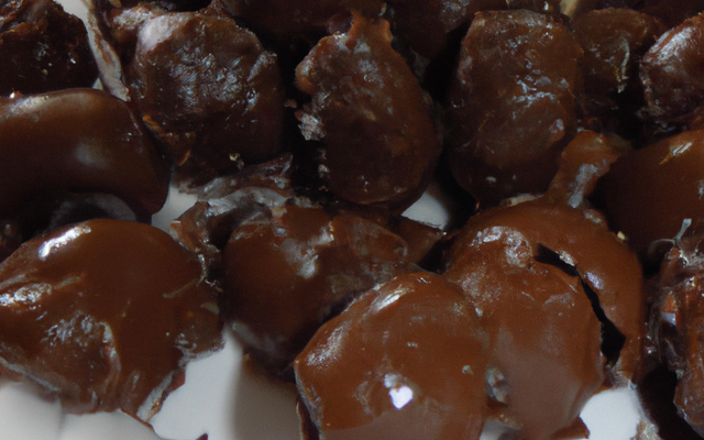 Crottes en chocolat allégées