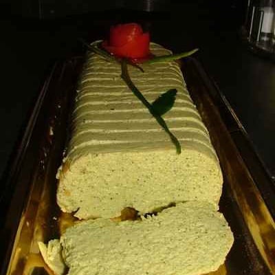 Terrine de courgettes au fromage de chévre et thon