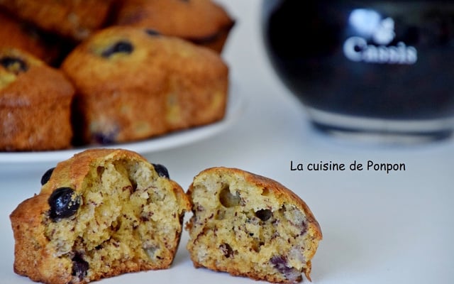 Muffin aux bananes et cassis