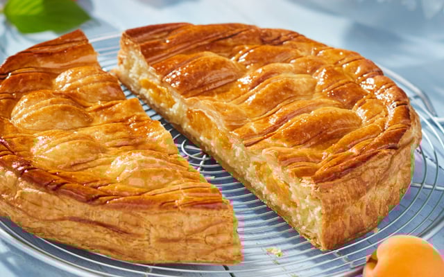 Galette aux abricots
