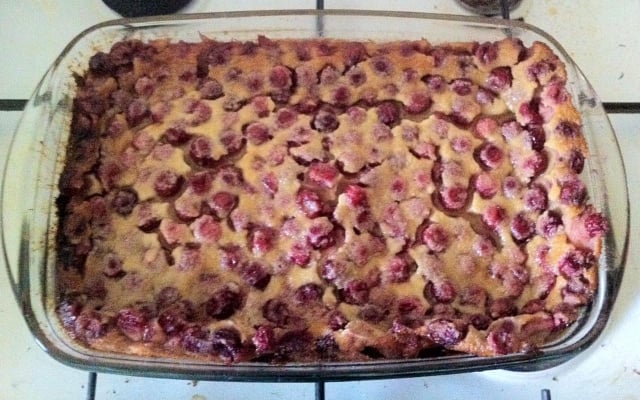 Clafoutis amandes-cerises