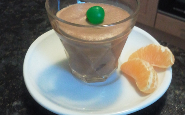 Mousse au chocolat praliné maison