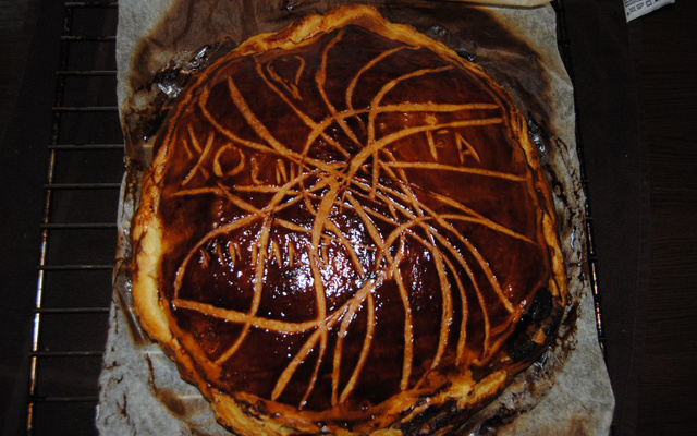 Galette des rois sans frangipane au chocolat