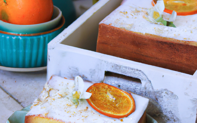 Gâteau au yaourt parfumé à la fleur d'oranger