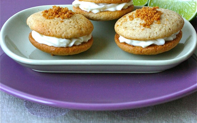 Whoopies cannelle et citron vert