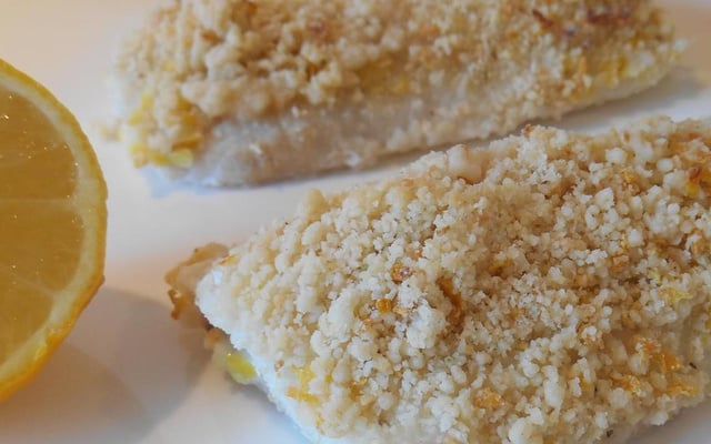 Poisson au crumble citronné