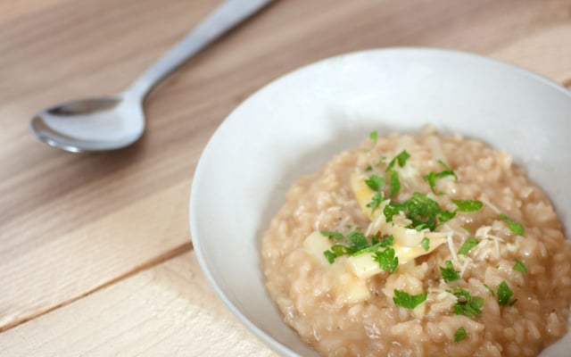 Risotto aux asperges blanches