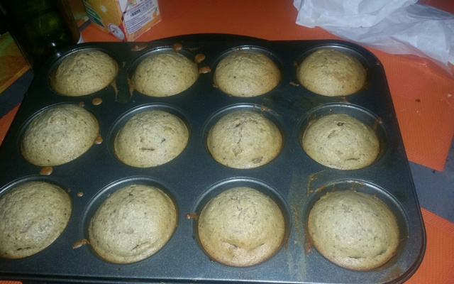 Muffin chocolat noisette