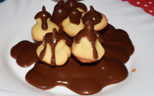Bouchées au chocolat et sauce martienne facile