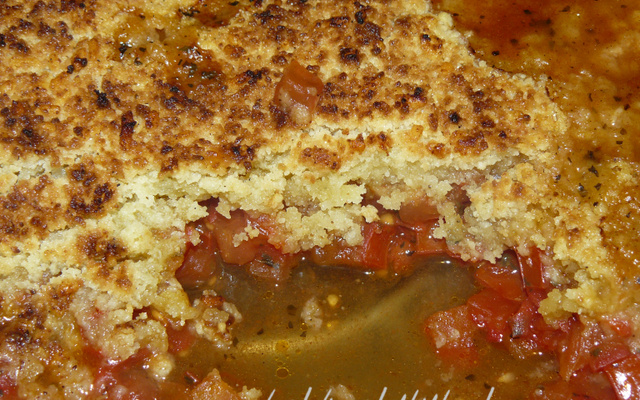 Crumble de tomates maison