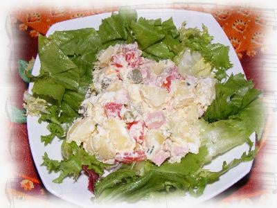 Salade piemontaise SANS mayonnaise