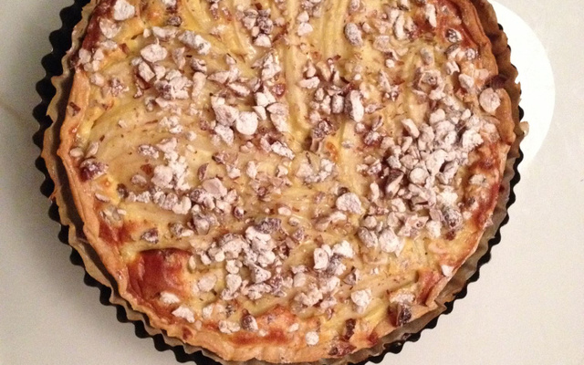 Tarte aux poires et mascarpone