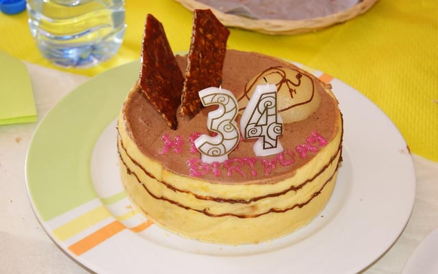 Charlotte choco poire nougantine