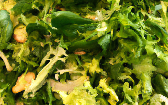 Salade complétement verte