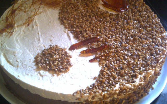 Entremet chocolat caramel