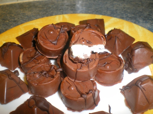 Chocolats façon bounty