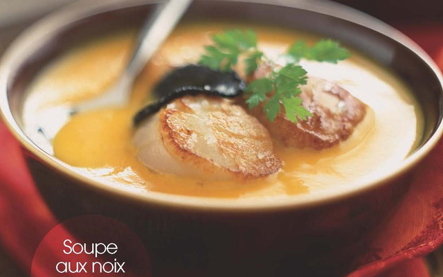 Soupe aux noix de Saint Jacques