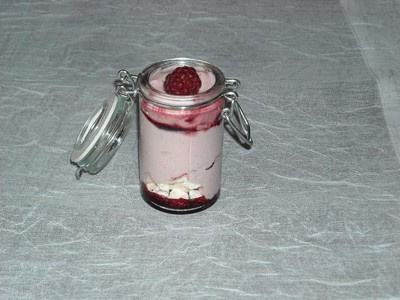 Mousse de framboises