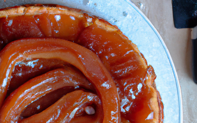 Tarte Tatin au caramel beurre salé