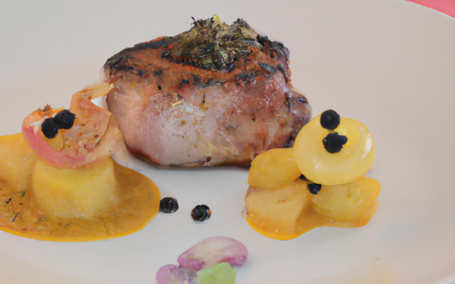 Filet mignon de porc au maroilles et ses petites garnitures nordiques